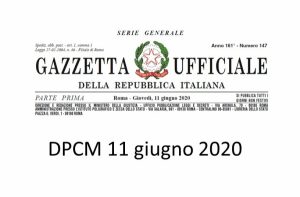 DPCM 11 GIUGNO 2020: LE NOVITA’ PER I PUBBLICI ESERCIZI